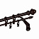 Карниз АРТ-ДЕКОР двухрядный, 300см, d20+d10